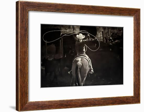 American Cowgirl-Lisa Dearing-Framed Photographic Print