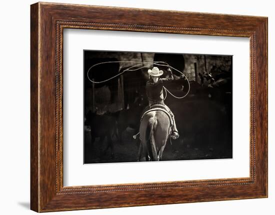 American Cowgirl-Lisa Dearing-Framed Photographic Print