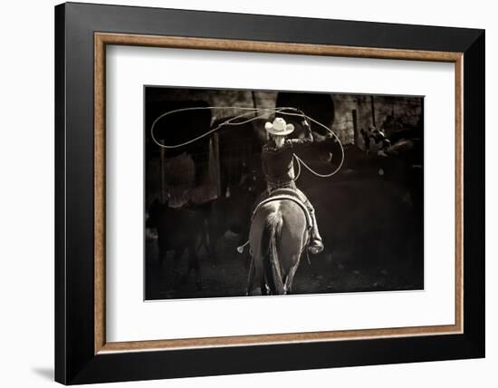 American Cowgirl-Lisa Dearing-Framed Photographic Print