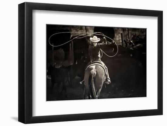 American Cowgirl-Lisa Dearing-Framed Photographic Print