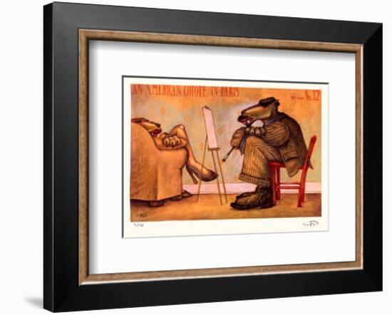 American Coyote in Paris No. 12-Markus Pierson-Framed Collectable Print