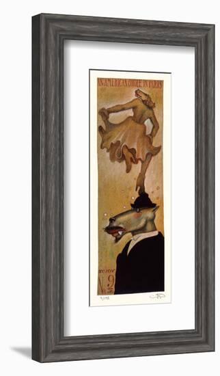 American Coyote in Paris No. 9-Markus Pierson-Framed Collectable Print