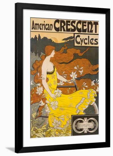 American Crescent Cycles-Ramsdell-Framed Art Print