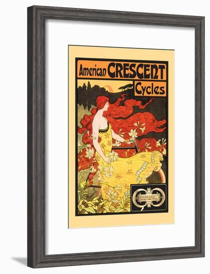 American Crescent Cycles-Fred Ramsdell-Framed Art Print