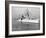 American Cruiser Uss Indianapolis Taken at Anniversary of Statue of Liberty-null-Framed Photographic Print