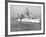 American Cruiser Uss Indianapolis Taken at Anniversary of Statue of Liberty-null-Framed Photographic Print