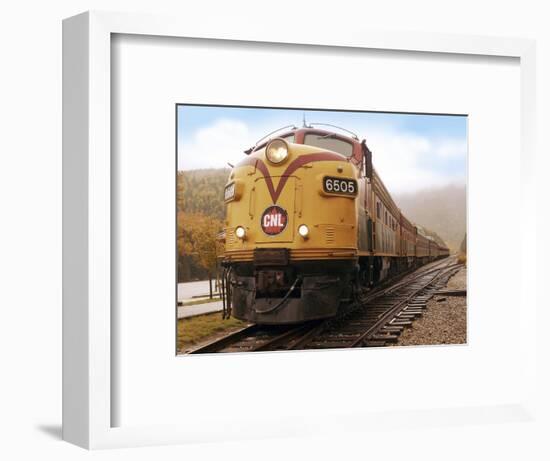 American Diesel Locomotive-Tony Craddock-Framed Premium Photographic Print