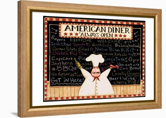 American Diner-Dan Dipaolo-Framed Stretched Canvas