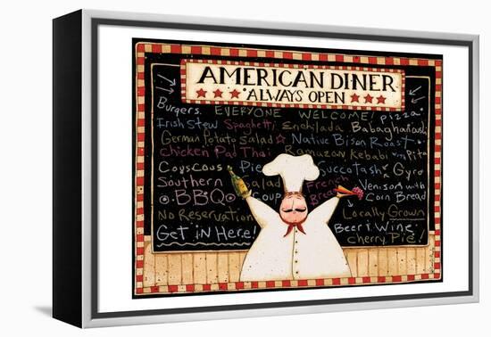 American Diner-Dan Dipaolo-Framed Stretched Canvas