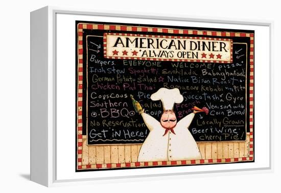 American Diner-Dan Dipaolo-Framed Stretched Canvas