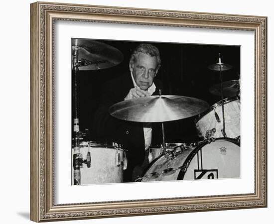 American Drummer Buddy Rich Playing at the Royal Festival Hall, London, June 1985-Denis Williams-Framed Photographic Print