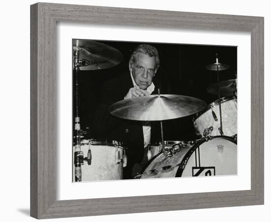 American Drummer Buddy Rich Playing at the Royal Festival Hall, London, June 1985-Denis Williams-Framed Photographic Print