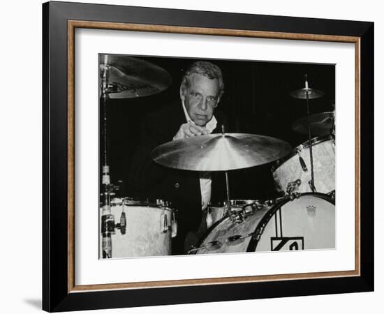 American Drummer Buddy Rich Playing at the Royal Festival Hall, London, June 1985-Denis Williams-Framed Photographic Print