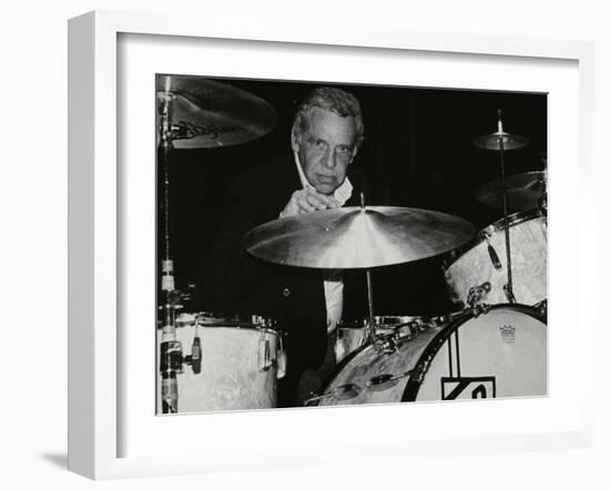 American Drummer Buddy Rich Playing at the Royal Festival Hall, London, June 1985-Denis Williams-Framed Photographic Print