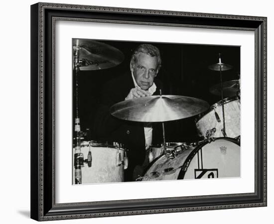 American Drummer Buddy Rich Playing at the Royal Festival Hall, London, June 1985-Denis Williams-Framed Photographic Print