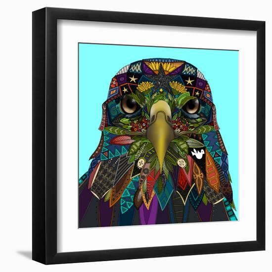 American Eagle Blue-Sharon Turner-Framed Art Print