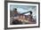 American Express Train, 1864-Currier & Ives-Framed Giclee Print