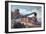 American Express Train, 1864-Currier & Ives-Framed Giclee Print