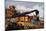 American Express Train-Currier & Ives-Mounted Giclee Print