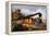 American Express Train-Currier & Ives-Framed Premier Image Canvas