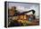 American Express Train-Currier & Ives-Framed Premier Image Canvas