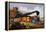 American Express Train-Currier & Ives-Framed Premier Image Canvas