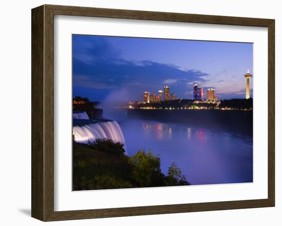 American Falls at Niagara Falls, Niagara Falls, New York State, USA-Richard Cummins-Framed Photographic Print