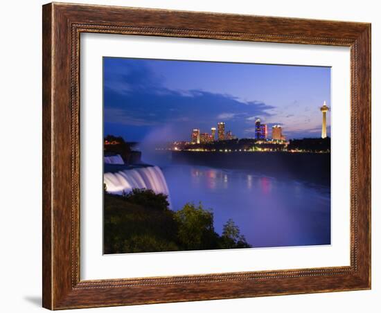 American Falls at Niagara Falls, Niagara Falls, New York State, USA-Richard Cummins-Framed Photographic Print