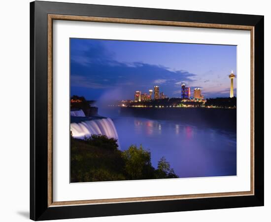 American Falls at Niagara Falls, Niagara Falls, New York State, USA-Richard Cummins-Framed Photographic Print