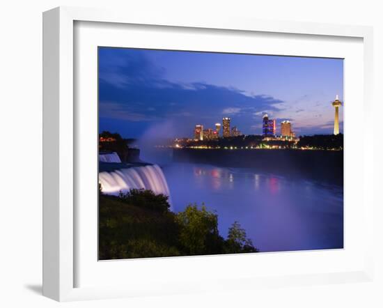 American Falls at Niagara Falls, Niagara Falls, New York State, USA-Richard Cummins-Framed Photographic Print