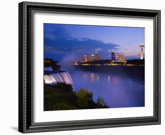 American Falls at Niagara Falls, Niagara Falls, New York State, USA-Richard Cummins-Framed Photographic Print