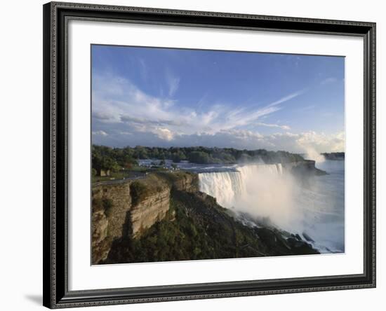 American Falls in Foreground, with Horseshoe Falls in the Background-Robert Francis-Framed Photographic Print