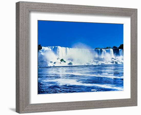 American Falls, Niagara River, New York State, USA-null-Framed Photographic Print