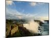 American Falls with the Horseshoe Falls Behind, Niagara Falls, New York State, USA-Robert Francis-Mounted Photographic Print