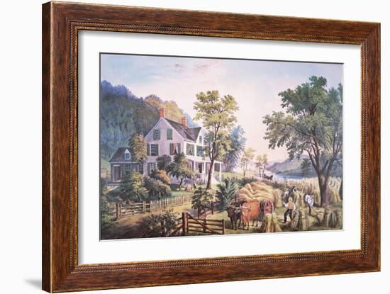 American Farm Scene, 1864-Frances Flora Bond Palmer-Framed Giclee Print