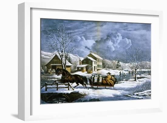 American Farm Scenes No. 4:-Currier & Ives-Framed Giclee Print