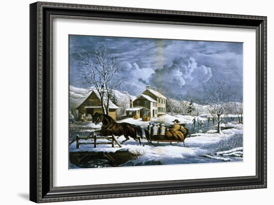 American Farm Scenes No. 4:-Currier & Ives-Framed Giclee Print