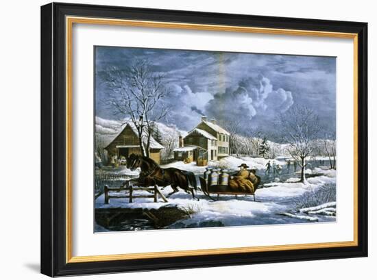 American Farm Scenes No. 4:-Currier & Ives-Framed Giclee Print