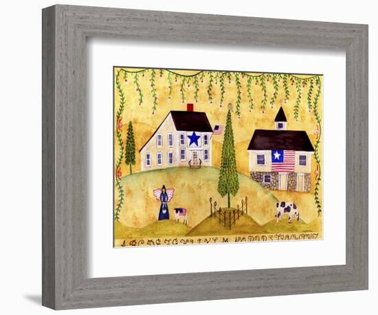 American Farmhouse Sampler-Cheryl Bartley-Framed Giclee Print