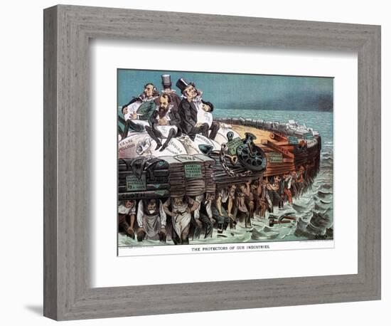 American Financiers, 1883-null-Framed Giclee Print