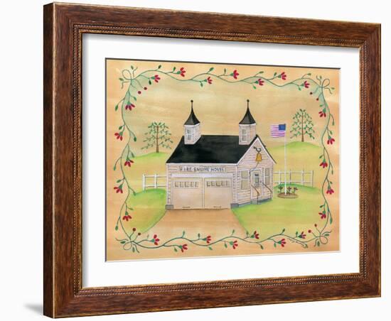 American Firehouse-Cheryl Bartley-Framed Giclee Print