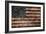 American Flag Background-alexfiodorov-Framed Art Print