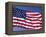 American Flag Blowing in the Wind-Joseph Sohm-Framed Premier Image Canvas