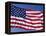 American Flag Blowing in the Wind-Joseph Sohm-Framed Premier Image Canvas