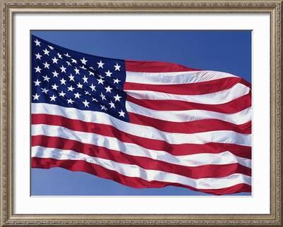 American Flag Blowing in the Wind' Photographic Print - Joseph Sohm |  Art.com