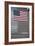 American Flag, Commemorating the Attack on the World Trade Center, Ground Zero, New York, USA-null-Framed Giclee Print