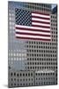 American Flag, Commemorating the Attack on the World Trade Center, Ground Zero, New York, USA-null-Mounted Giclee Print