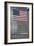 American Flag, Commemorating the Attack on the World Trade Center, Ground Zero, New York, USA-null-Framed Giclee Print