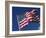 American Flag Flaps in Wind, Cle Elum, Washington, USA-Nancy & Steve Ross-Framed Photographic Print