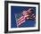 American Flag Flaps in Wind, Cle Elum, Washington, USA-Nancy & Steve Ross-Framed Photographic Print